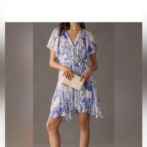 Anthropologie pleaded dress